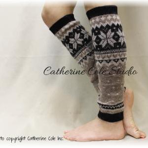 Cuddly Cashmere, Lw8- Tan/black Super Soft Knit..