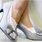 Lace Socks For Heels White Lace Great For Bridal..